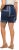 Ulla Popken Paisley Pull On Shorts Blue - Női Farmer & Nadrágok Nagy Méretekben – Plus Size - 