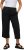 Ulla Popken Cropped Ruby Fit Pants Black - Női Farmer & Nadrágok Nagy Méretekben – Plus Size - 