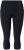 Ulla Popken Cropped Sports Leggings Black - Női Farmer & Nadrágok Nagy Méretekben – Plus Size - 