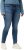 Ulla Popken Textured Stripe Sarah Slim Fit Jeans Blue - Női Farmer & Nadrágok Nagy Méretekben – Plus Size - 