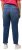 Ulla Popken Rhinestone Detail Stretch Fit Skinny Jeans Blue Denim - Női Farmer & Nadrágok Nagy Méretekben – Plus Size - 