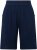 Ulla Popken Muslin Elastic Waist Wide Leg Shorts Blue - Női Farmer & Nadrágok Nagy Méretekben – Plus Size - 