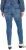 Ulla Popken Decorative Pocket Slim Stretch Jeans Blue Denim - Női Farmer & Nadrágok Nagy Méretekben – Plus Size - 