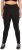 Ulla Popken Straight Leg Quick Drying Leggings Black - Női Farmer & Nadrágok Nagy Méretekben – Plus Size - 
