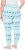 Ulla Popken Alpine Striped Plush Loungewear Pants Blue - Női Farmer & Nadrágok Nagy Méretekben – Plus Size - 