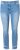 Ulla Popken Double Fringe Hem Stretch Fit Jeans Light Blue Denim - Női Farmer & Nadrágok Nagy Méretekben – Plus Size - 