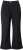 Ulla Popken Decorative Seam Flared Leg Cargo Pants Black - Ulla Popken - 