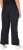 Ulla Popken Decorative Seam Flared Leg Cargo Pants Black - Ulla Popken - 