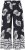 Ulla Popken Fossil Print Elastic Waist Palazzo Pants Black - Női Farmer & Nadrágok Nagy Méretekben – Plus Size - 