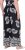 Ulla Popken Fossil Print Elastic Waist Palazzo Pants Black - Női Farmer & Nadrágok Nagy Méretekben – Plus Size - 