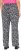 Ulla Popken Leopard Print Elastic Waist Pants Black - Női Farmer & Nadrágok Nagy Méretekben – Plus Size - 