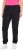 Ulla Popken Elastic Hem Stretch Fit Cargo Pants Black - Női Farmer & Nadrágok Nagy Méretekben – Plus Size - 
