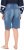 Ulla Popken Denim Wide Leg Elastic Waist Bermuda Shorts Blue Denim - Női Farmer & Nadrágok Nagy Méretekben – Plus Size - 