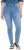 Ulla Popken Drawstring Jeggings Blue Denim - Női Farmer & Nadrágok Nagy Méretekben – Plus Size - 