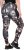 Ulla Popken Abstract Print Quick Dry Sports Leggings Black - Női Farmer & Nadrágok Nagy Méretekben – Plus Size - 