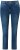 Ulla Popken Decorative Stitched Slim Leg Stretch Fit Jeans Blue Denim - Női Farmer & Nadrágok Nagy Méretekben – Plus Size - 