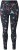 Ulla Popken Quick Drying Celestial Print Sport Leggings Black - Női Farmer & Nadrágok Nagy Méretekben – Plus Size - 