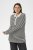 Kaffe Curve Miana Long Sleeve Polo Chalk with Black Stripe - Galléros pólók - 