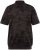 JP1880 Pique with All-over Print Polo Shirt TALL Black - TALL pólóingek - TALL galléros pólók