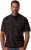 JP1880 Pique with All-over Print Polo Shirt TALL Black - TALL pólóingek - TALL galléros pólók
