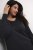 Kaffe Curve Lini Knit Pulóver Fekete Oyster - Bluzy & bluzy z kapturem - 