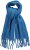 Ulla Popken Trendy Boucle Yarn Fringe Knit Scarf Teal Blue - Kiegészítők - 