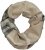 Ulla Popken Plaid Infinity Scarf Brown - Kiegészítők - 