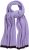 Ulla Popken Two Tone Knit Scarf Lavender - Kiegészítők - 