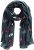 Ulla Popken Love Lightweight Scarf Navy - Kiegészítők - 