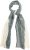 Ulla Popken Two Tone Scarf Grey - Kiegészítők - 
