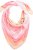 Ulla Popken Square Tie Dye Scarf Light Pink - Kiegészítők - 
