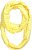 Ulla Popken Striped Infinity Scarf Lemon Yellow - Kiegészítők - 
