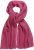 Ulla Popken Garter Stitch Knit Scarf Pink - Kiegészítők - 