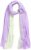 Ulla Popken Fringed Ombre Scarf Pistachio - Kiegészítők - 