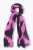 Ulla Popken Two Tone Fringed Hem Scarf Bold Pink - Kiegészítők - 