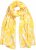 Ulla Popken Circle Print Scarf Yellow - Kiegészítők - 