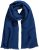 Ulla Popken Pleated Lightweight Scarf Dark Blue - Kiegészítők - 