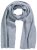 Ulla Popken Ribbed Knit Scarf Light Grey Melange - Kiegészítők - 