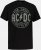 JP1880 AC/DC Graphic Comfort Fit Band T-Shirt Black - Pólók - Nagyméretű pólók - 2XL-14XL