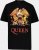 JP1880 Queen Graphic Comfort Fit Band T-Shirt Black - Pólók - Nagyméretű pólók - 2XL-14XL