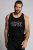 JP1880 AC/DC Graphic Comfort Fit Band Tank Top Black - Pólók - Nagyméretű pólók - 2XL-14XL
