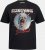 JP1880 Scorpions Blackout Graphic Comfort Fit Band T-Shirt Black - Pólók - Nagyméretű pólók - 2XL-14XL