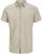 Jack & Jones Breeze Linen Blend Short Sleeve Shirt Beige - Ingek - Ingek 2XL-10XL