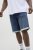 Jack & Jones Rick Con I.K. SHORTS GE 132 SN Blue Denim - Rövidnadrág - Nagyméretű Rövidnadrág W40-W60