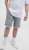 Jack & Jones Rick Icon I.K. GE 063 Shorts Grey Denim - Rövidnadrág - Nagyméretű Rövidnadrág W40-W60