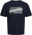 Jack & Jones Hawaii Shape Crew Neck T-Shirt Navy - Pólók - Nagyméretű pólók - 2XL-14XL