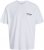 Jack & Jones Botaniq Crew Neck T-Shirt Bright White - Pólók - Nagyméretű pólók - 2XL-14XL