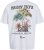 Jack & Jones Botaniq Crew Neck T-Shirt Bright White - Pólók - Nagyméretű pólók - 2XL-14XL