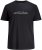 Jack & Jones Lavance Crew Neck T-Shirt Black Beauty - Pólók - Nagyméretű pólók - 2XL-14XL