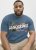 Jack & Jones Hawaii Shape Crew Neck T-Shirt Blue - Pólók - Nagyméretű pólók - 2XL-14XL